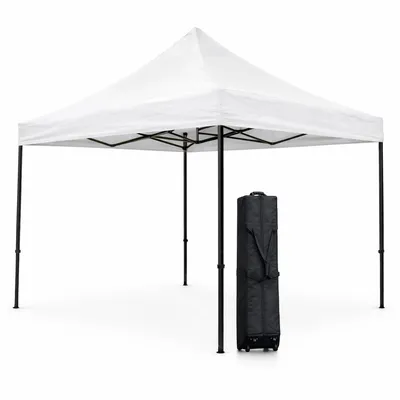 Tente pliante pro 3 × 3 m – structure aluminium robuste – 494920
