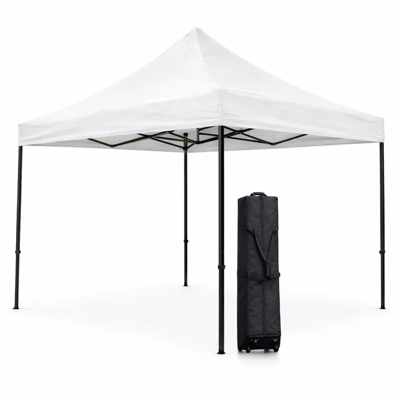 Tente pliante pro 3 × 3 m – structure aluminium robuste – 494920
