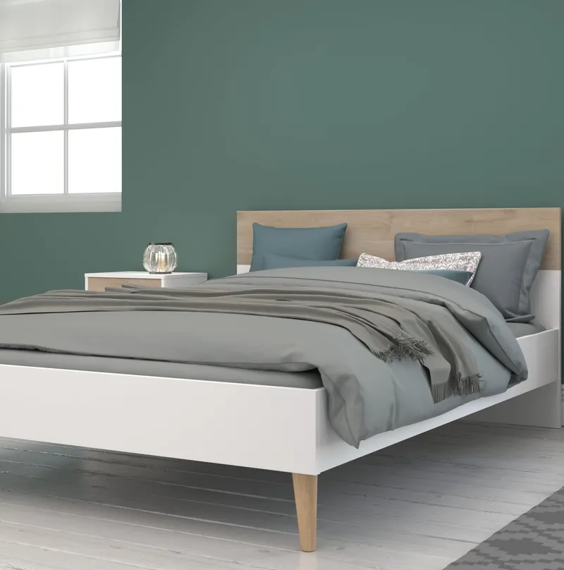 Lit 140×200 cm Aalborg – Cadre de lit double deux places
