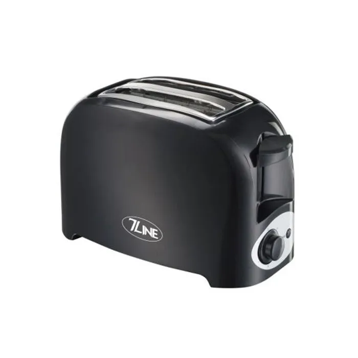 Grille-pain 2 fentes 750 W 7LINE noir, 7 niveaux