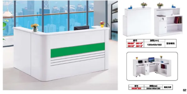 Bureau comptoir d'accueil design