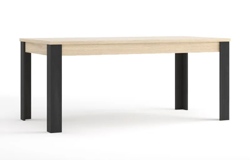 Table à manger rectangulaire Eden – 180 × 90 cm, hauteur 78 cm