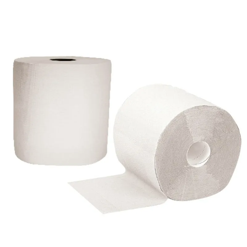 Rouleau d'essuyage blanc – Lot de 2
