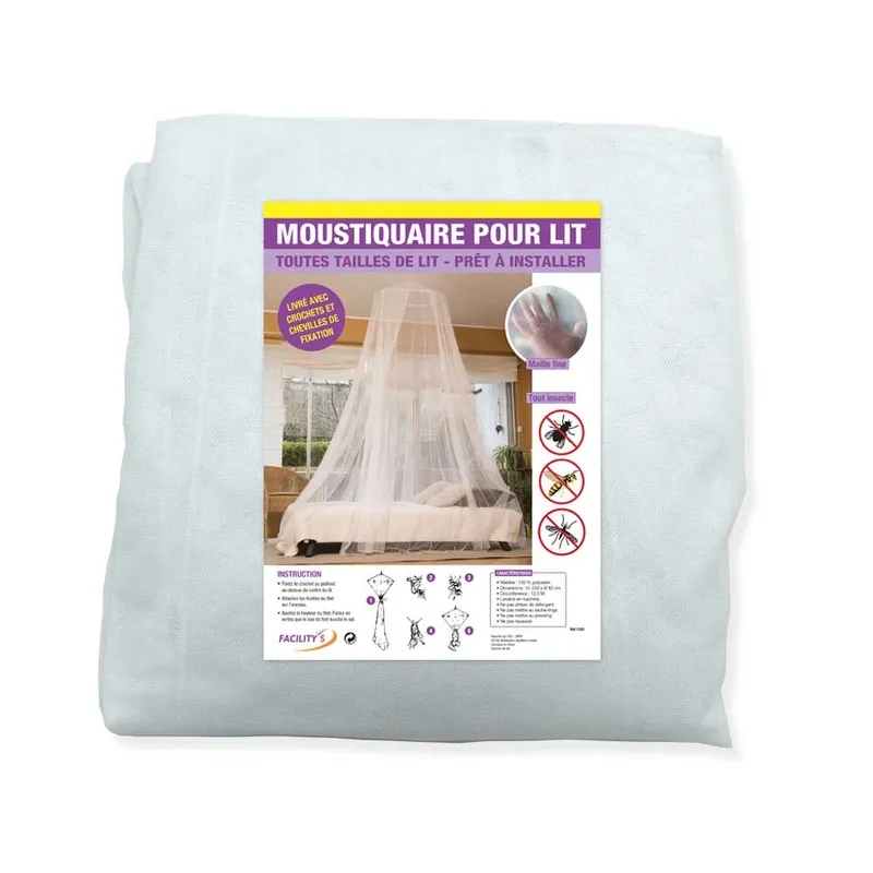 Moustiquaire de lit – protection anti-insectes pour nuit sereine