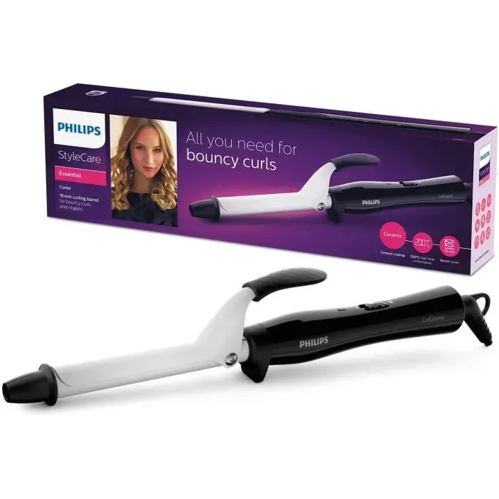 Boucleur cheveux Philips StyleCare 16 mm céramique
