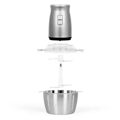 Hachoir Livoo bol gradué 2 L 500 W 22000 tr/min rouge