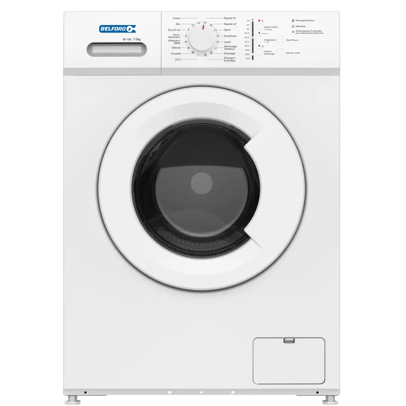 Lave-linge Belford 8 kg 1200 tr/min blanc BF810A