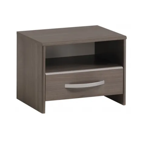 Table de chevet EVO II 1 tiroir Silver Walnut