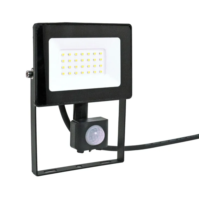 Projecteur LED électrique 20 W avec détecteur de mouvement