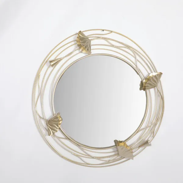 Miroir mural rond design épuré