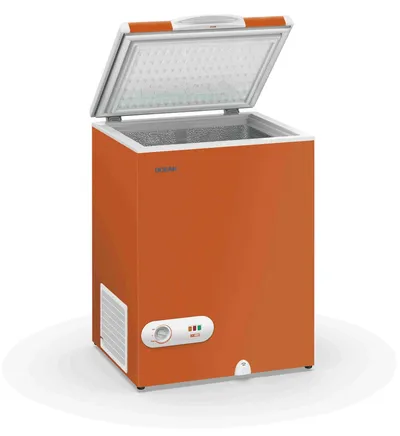 Congélateur coffre Ocean 105 L orange