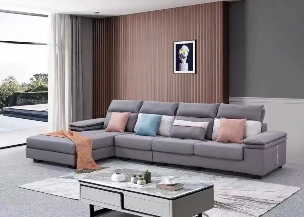 Canapé d'angle contemporain modulable