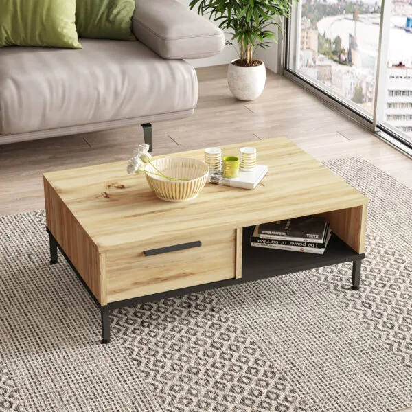 Table basse lignes épurées