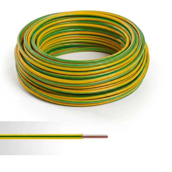 Cable Rigide H07 Rpc Ø 2.5 mm VERT/JAUNE (rouleau de 100M) RAL_10216018