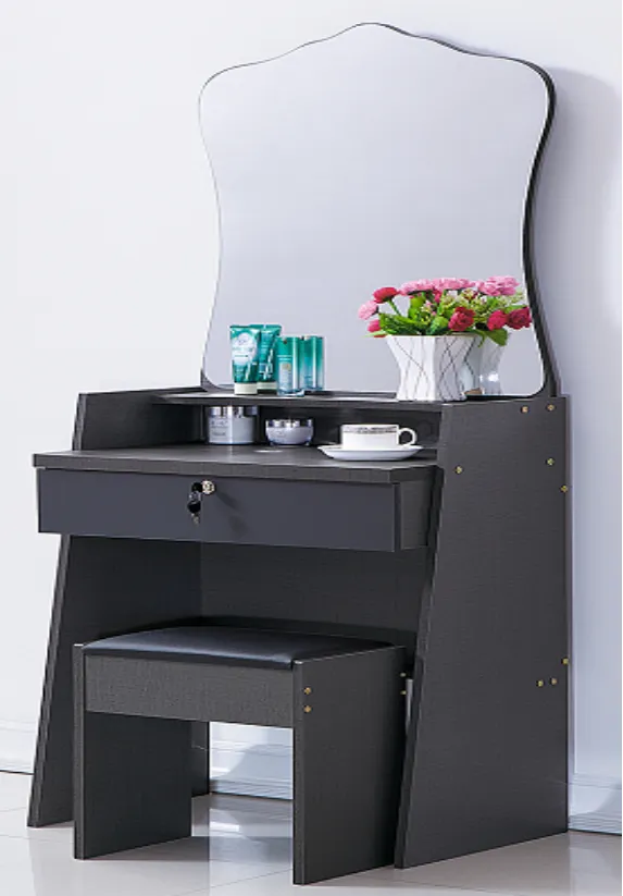 Coiffeuse avec miroir et tiroirs