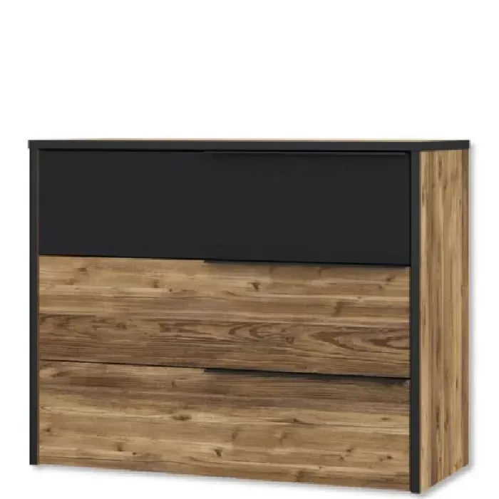 Commode 3 tiroirs Jabim 100×80×42 cm