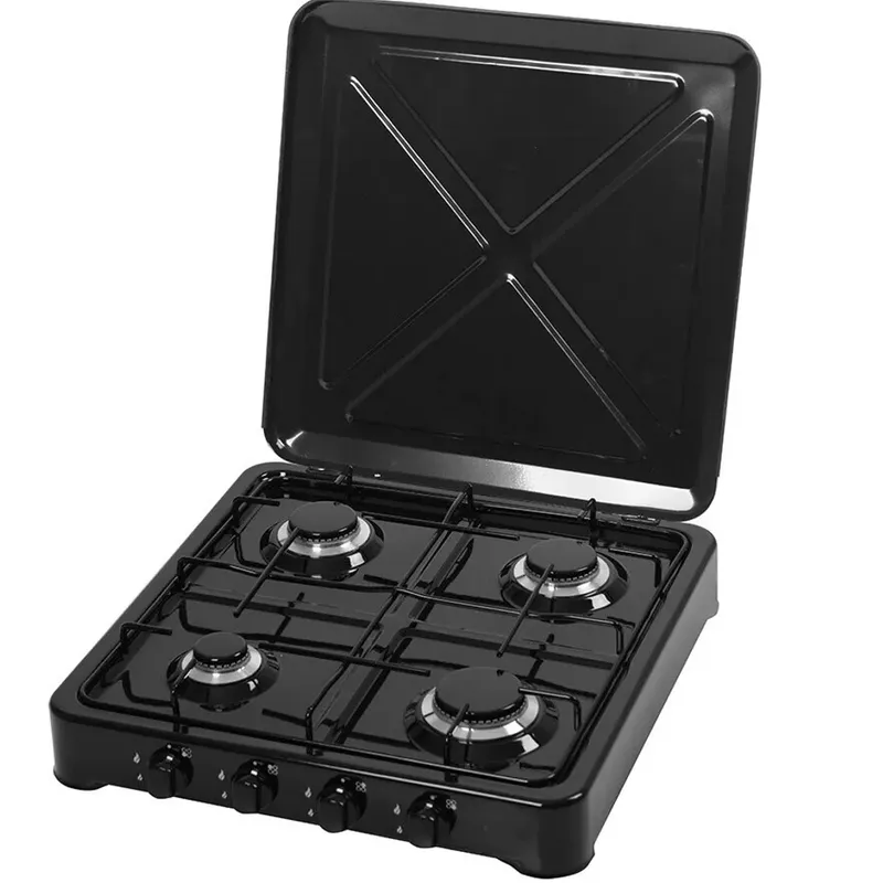 Réchaud à poser Novensa NVA4N 4 feux gaz noir brillant