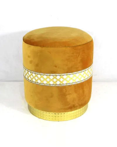 Pouf rond – modèle compact et polyvalent – POUF-21042