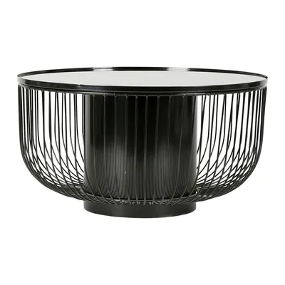 Table basse lab noir D75XH40CM