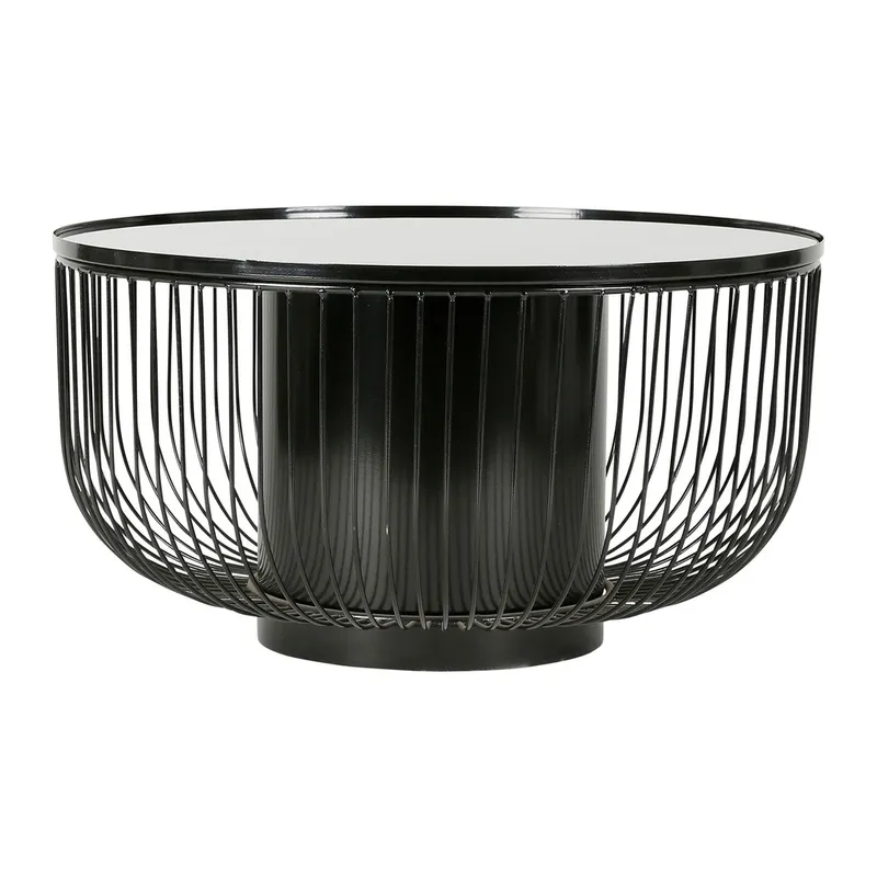 Table basse lab noir D75XH40CM