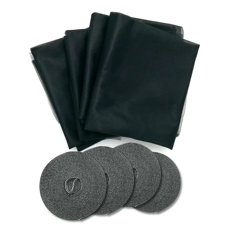 Moustiquaire noire – lot de 4