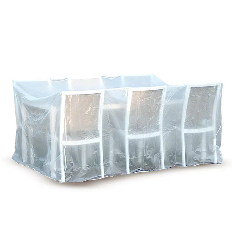 Housse de protection pour table de jardin rectangulaire – Coloris blanc