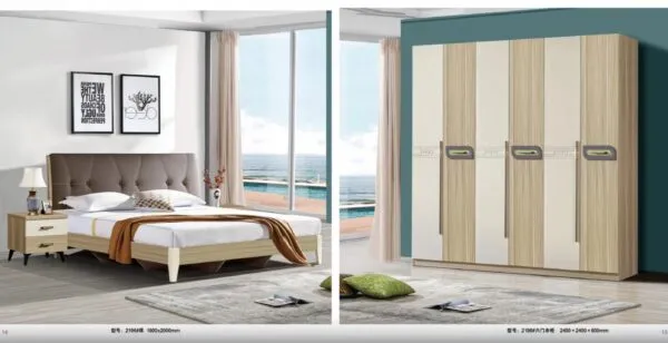 Chambre à coucher complète 2196