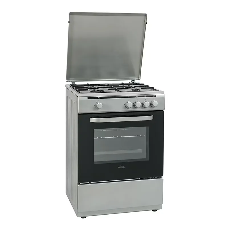 Cuisinière 4 feux Fiesta four à gaz Gris
