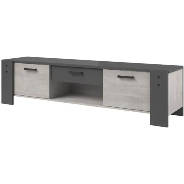 Meuble TV 3 tiroirs 180×45×44 cm