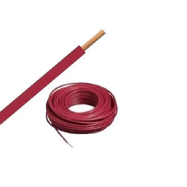Cable Rigide H07 Rpc Ø 1.5 mm Rouge (rouleau de 100M) RAL_3000