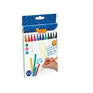 Boîte de 12 feutres lavables Jovi Maxi, pointe large