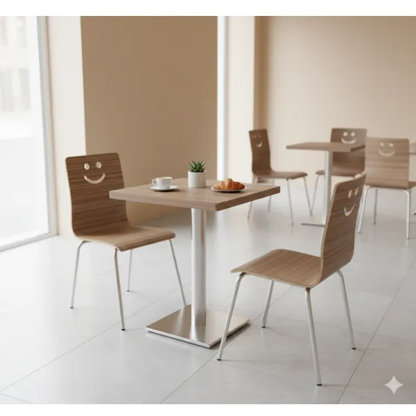 Table de restaurant carrée 60×60 cm