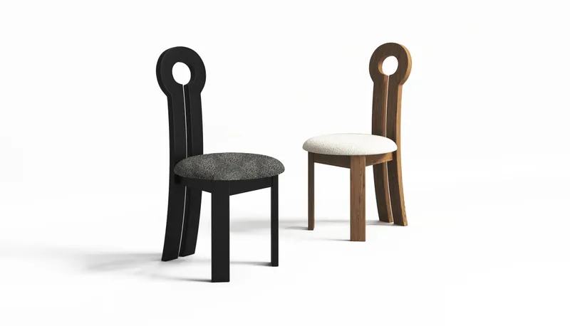 Chaise en bois coloris beige