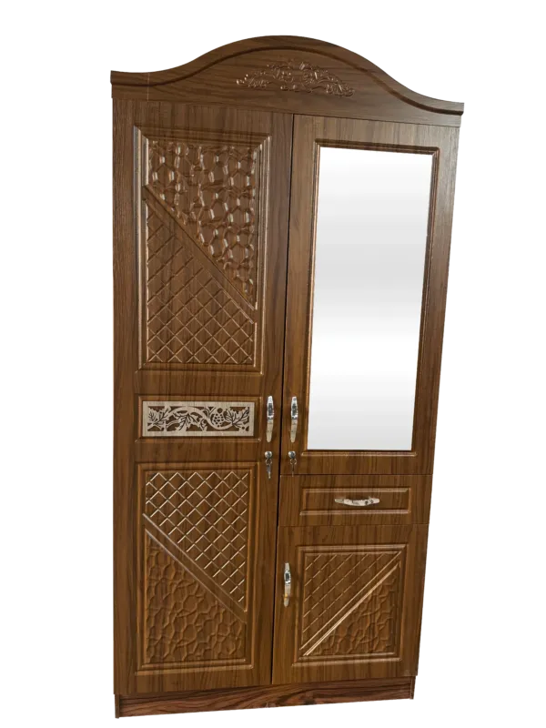 Armoire 2 portes 1 tiroir design sobre