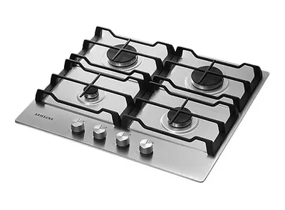 Plaque encastrable Samsung 4 foyers 60cm, 9600W, inox
