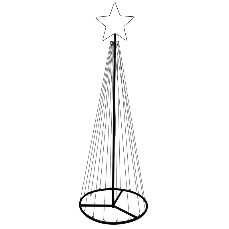 Sapin électrique 610 LED multicolores