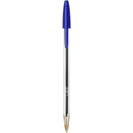 Stylo bille bleu pointe moyenne 1 mm Cristal – Bic