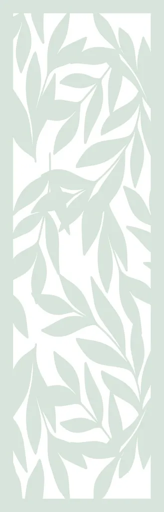 Toile susp 30X97 Feuillage