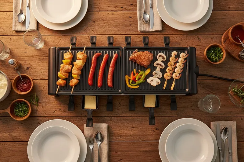 Appareil à raclette 12 personnes