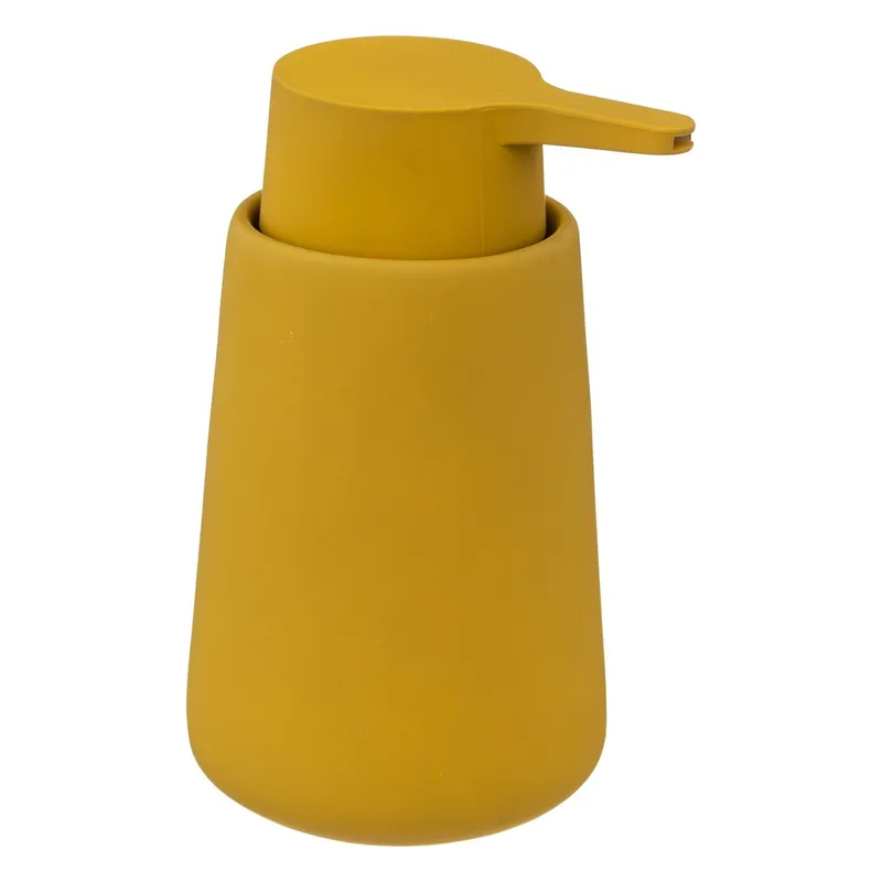 Distributeur de savon cocon retro 8.3X14.8CM jaune