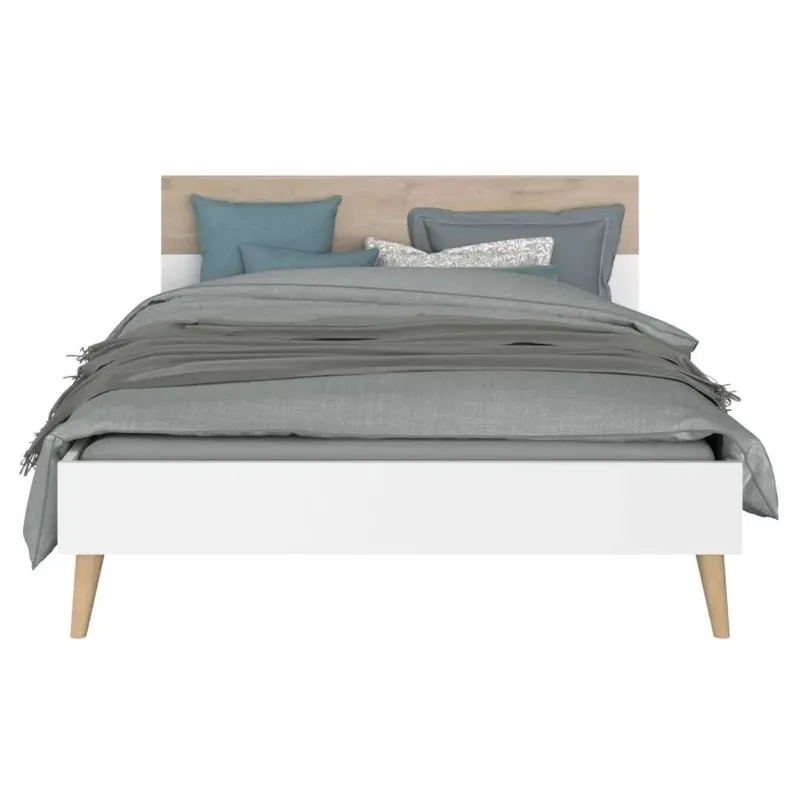 Lit 2,5 places Aalborg 160×200 cm avec sommier