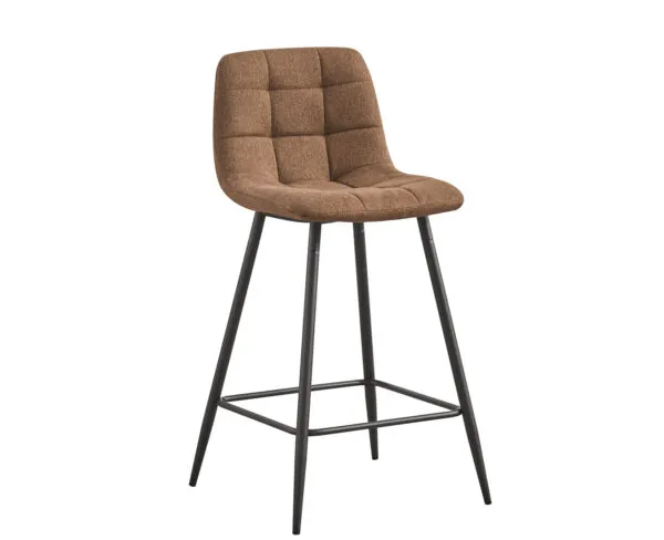 Chaise de bar C962 marron foncé