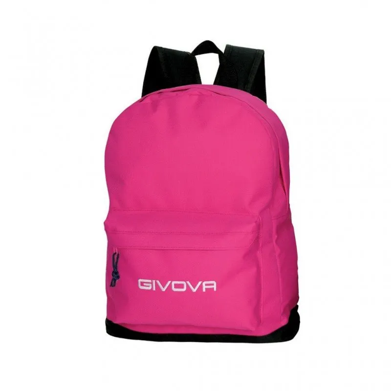 Sac à dos scolaire Givova rose, 40×32×17 cm, nylon 600D