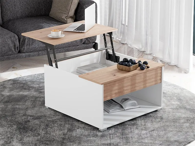 Table basse Taranto carrée 80x80x45 cm