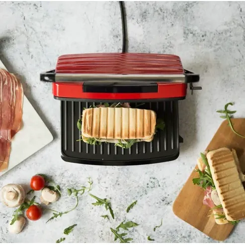 Grill viande / Panini Livoo 750W Rouge