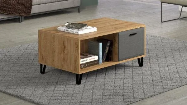Table basse Blanshe 110×70×50 cm