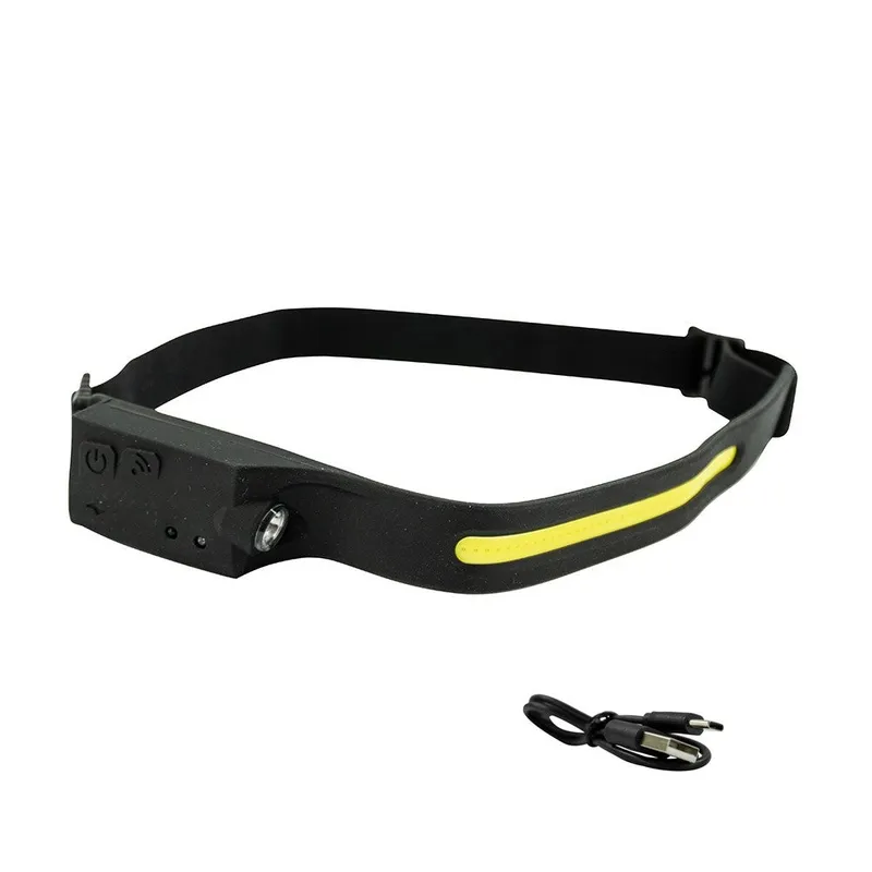 Lampe frontale avec interrupteur à induction
