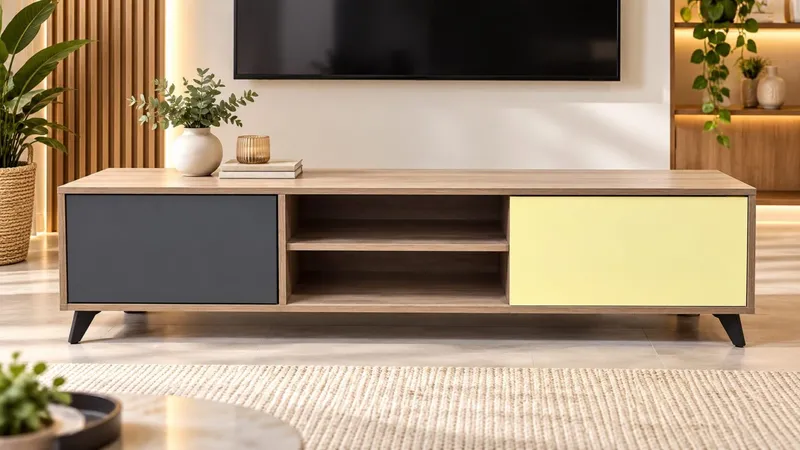 Table TV moderne 160×40×43 cm – 8D002-TV