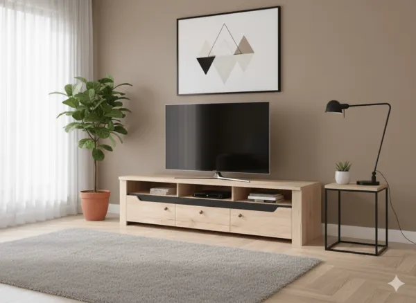 Meuble TV Omar, design moderne