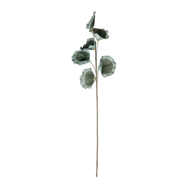 Fleur nuphea vert d'eau H100CM